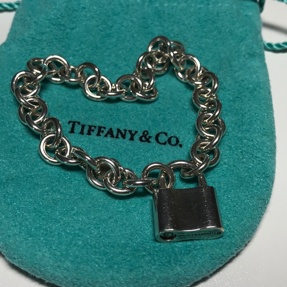 TIFFANY & CO. 1837 Padlock Charm Bracelet - Picture 5 of 9